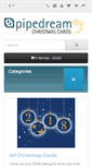 Mobile Screenshot of pipedreamchristmascards.co.uk